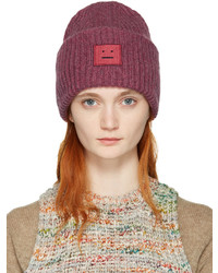Acne Studios Pink Pansy H Beanie