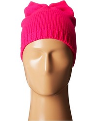 Betsey Johnson Solid Bow Beanie Hat