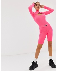 Hot Pink Bike Shorts