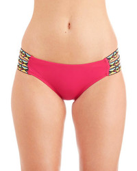 Becca Etc See It To Belize It Swimsuit Bottom In Fuchsia