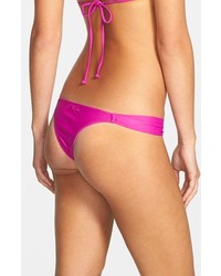 O'Neill Loop Tab Side Bikini Bottoms Fuchsia Small