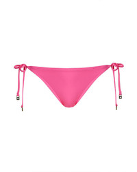 Topshop Pink Heart Tag Tie Side Bikini Bottoms