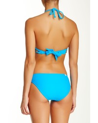 The Bikini Lab Solid Adjustable String Hipster Bottom