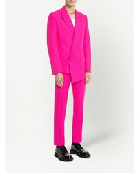 Alexander McQueen Asymmetric Double Breasted Suit Jacket