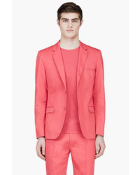 Calvin Klein Collection Coral Red Blazer