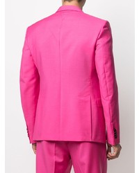 Versace Notched Lapel Single Breasted Blazer