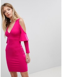 French Connection Bodycon Cold Shoulder Dress