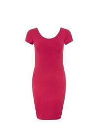 Exclusives New Look Pink Cap Sleeve Bodycon Mini Dress