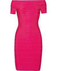 Pink Cut Out Rivet Sexy Party Bandage Dress - TheCelebrityDresses