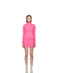 Vetements Pink Logo Dress