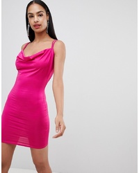 Missguided Vcowl Neck Bodycon Dress