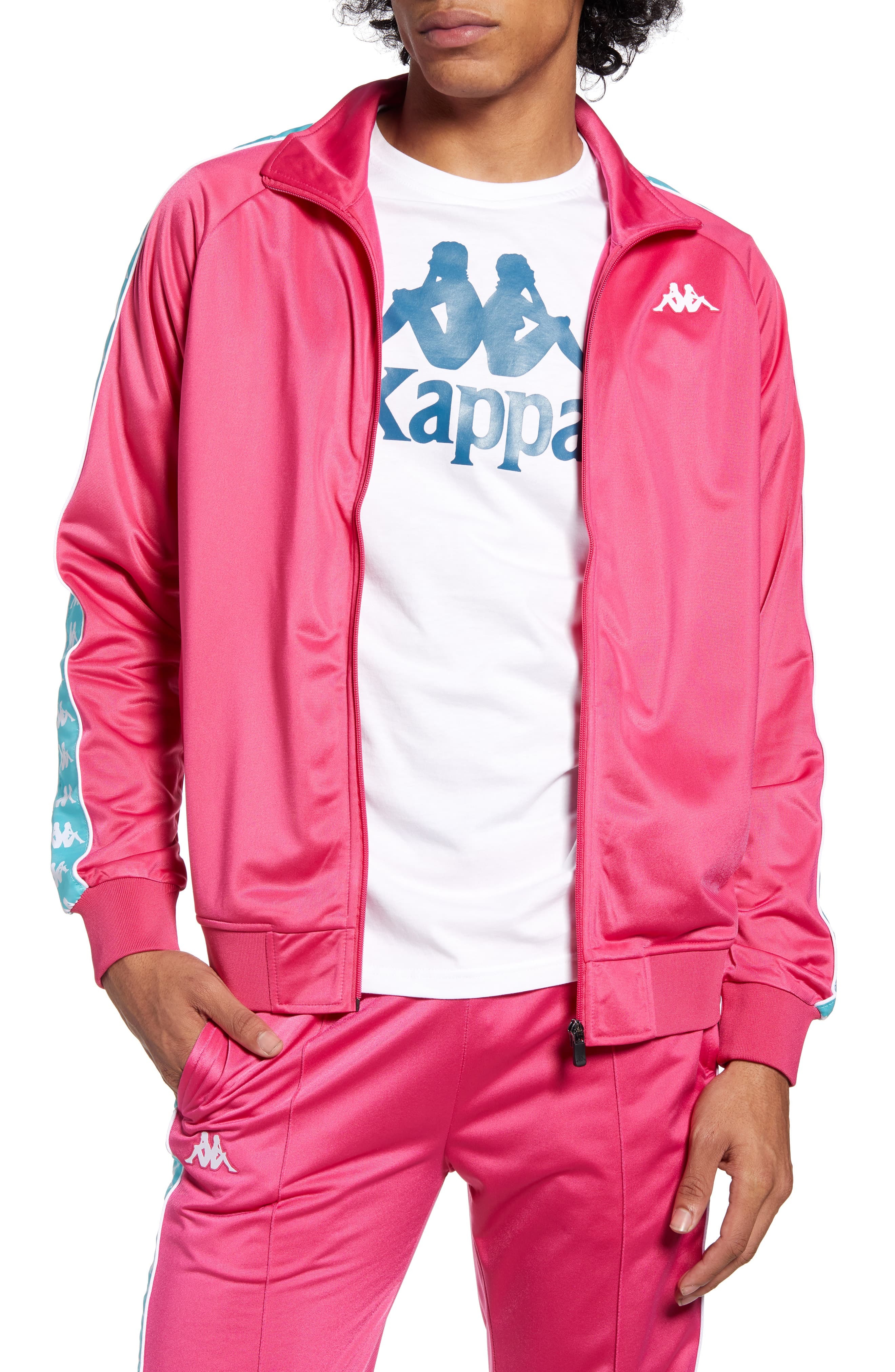 light pink kappa jacket