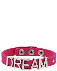 Steel By Design Stainless Steel Dream Silicone Adjustable Bracelet