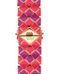 Trina Turk Enamel Mosaic Flex Bracelet