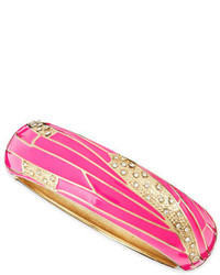 Badgley Mischka Wide Insect Wing Bangle Pink