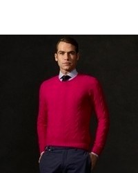Hot Pink Cable Sweater