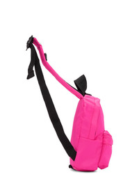MSGM Pink Mini Logo Backpack