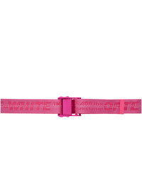 Hot Pink Canvas Belt