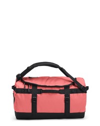The North Face Base Camp Water Resistant Duffle In Faded Rose Tnf Black At Nordstrom