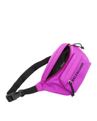 Balenciaga Purple Small Wheel Belt Bag