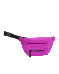 Balenciaga Purple Small Wheel Belt Bag