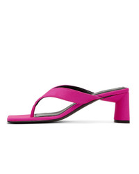 Balenciaga Pink Flip Flop Heels
