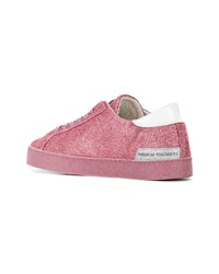 D.A.T.E Lace Up Glitter Sneakers