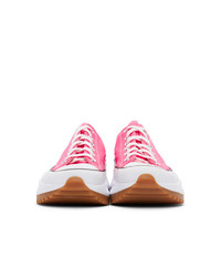 Converse Pink Run Star Hike Low Sneakers