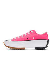 Converse Pink Run Star Hike Low Sneakers