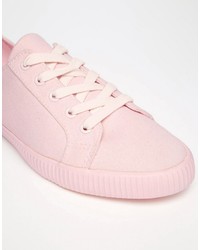 Asos Collection Dagnall Canvas Lace Up Sneakers