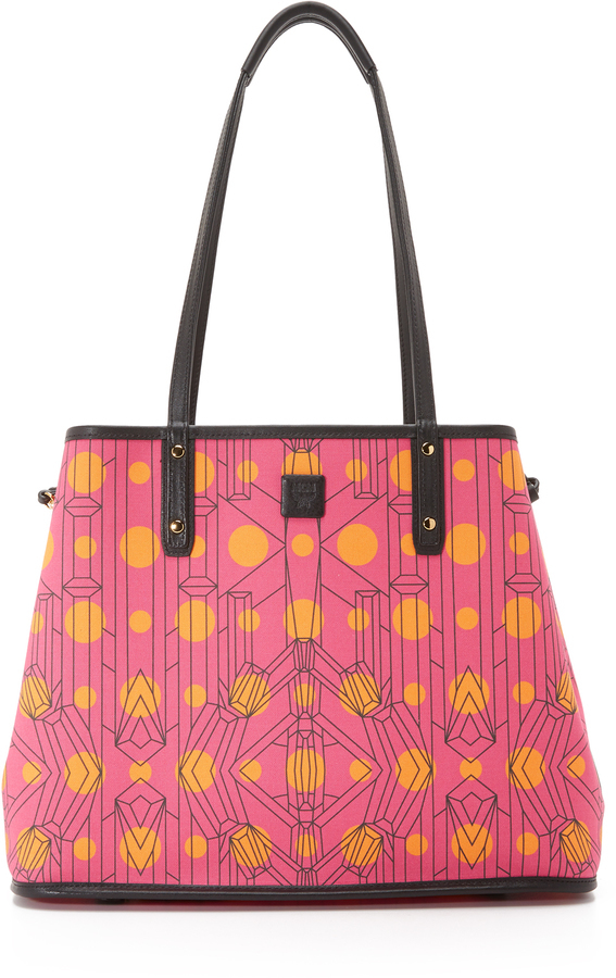 Tote MCM Pink in Polyester - 30571562