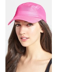 Collection XIIX Shiny Mesh Baseball Cap Pink Pop One Size
