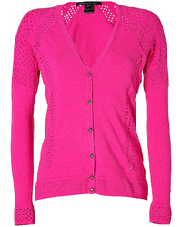 Marc by Marc Jacobs Cardigan In Pop Pink