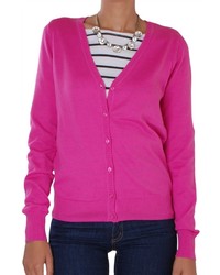 Classic V Neck Cardigan