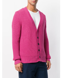 Lc23 Contrast Button Cardigan