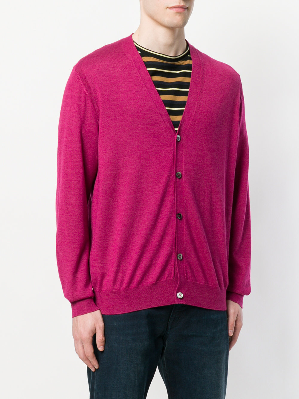 N.Peal V Neck Button Cardigan, $431 | farfetch.com | Lookastic