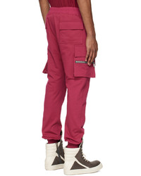 Rick Owens Pink Mastodon Cargo Pants