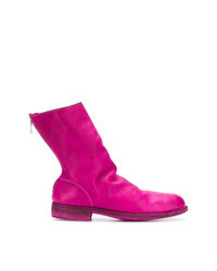 Hot Pink Casual Boots