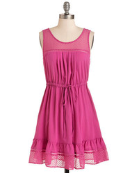 Doe R Clover And Over Dress In Fuchsia