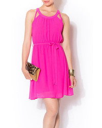Ya Los Angeles Neon Pink Dress