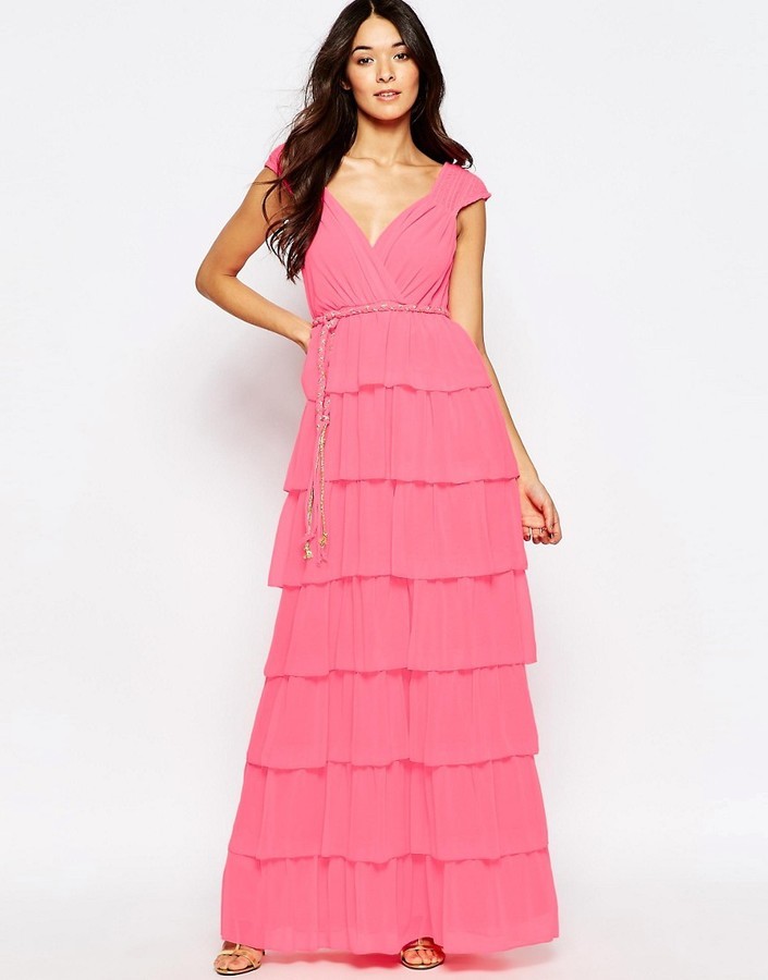 Traffic People Candy Chiffon Blessings Rara Maxi Dress, $177 | Asos ...