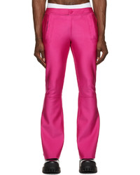 Jean Paul Gaultier Pink Bonded Jersey Trousers