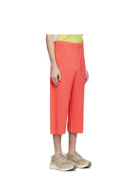 Homme Plissé Issey Miyake Pink Colorful Pleats Trousers