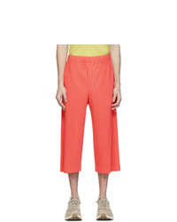 Homme Plissé Issey Miyake Pink Colorful Pleats Trousers