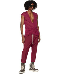 Rick Owens Pink Forever Trousers