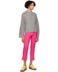 Eckhaus Latta Pink Laced Trousers