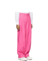 Jacquemus Pink Le Pantalon Cavaou Trousers
