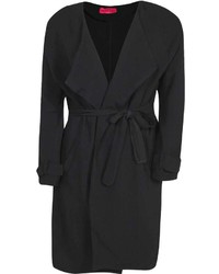Boohoo Gwen Wrap Front Trench Coat