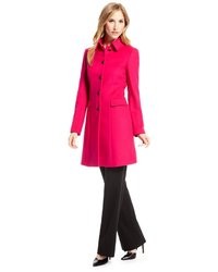 Hugo Boss Cesinala Wool Cashmere Coat Medium Pink