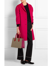 Gucci Oversized Wool And Angora Blend Coat Pink